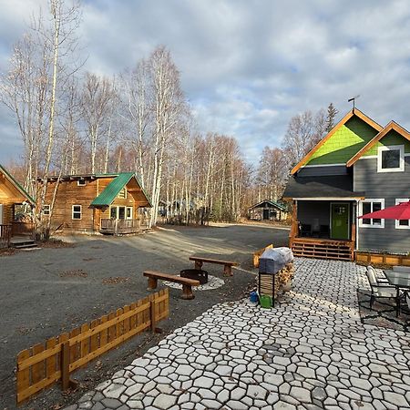 Talkeetna Log Cabin With Hot Tub Unit 1 מראה חיצוני תמונה