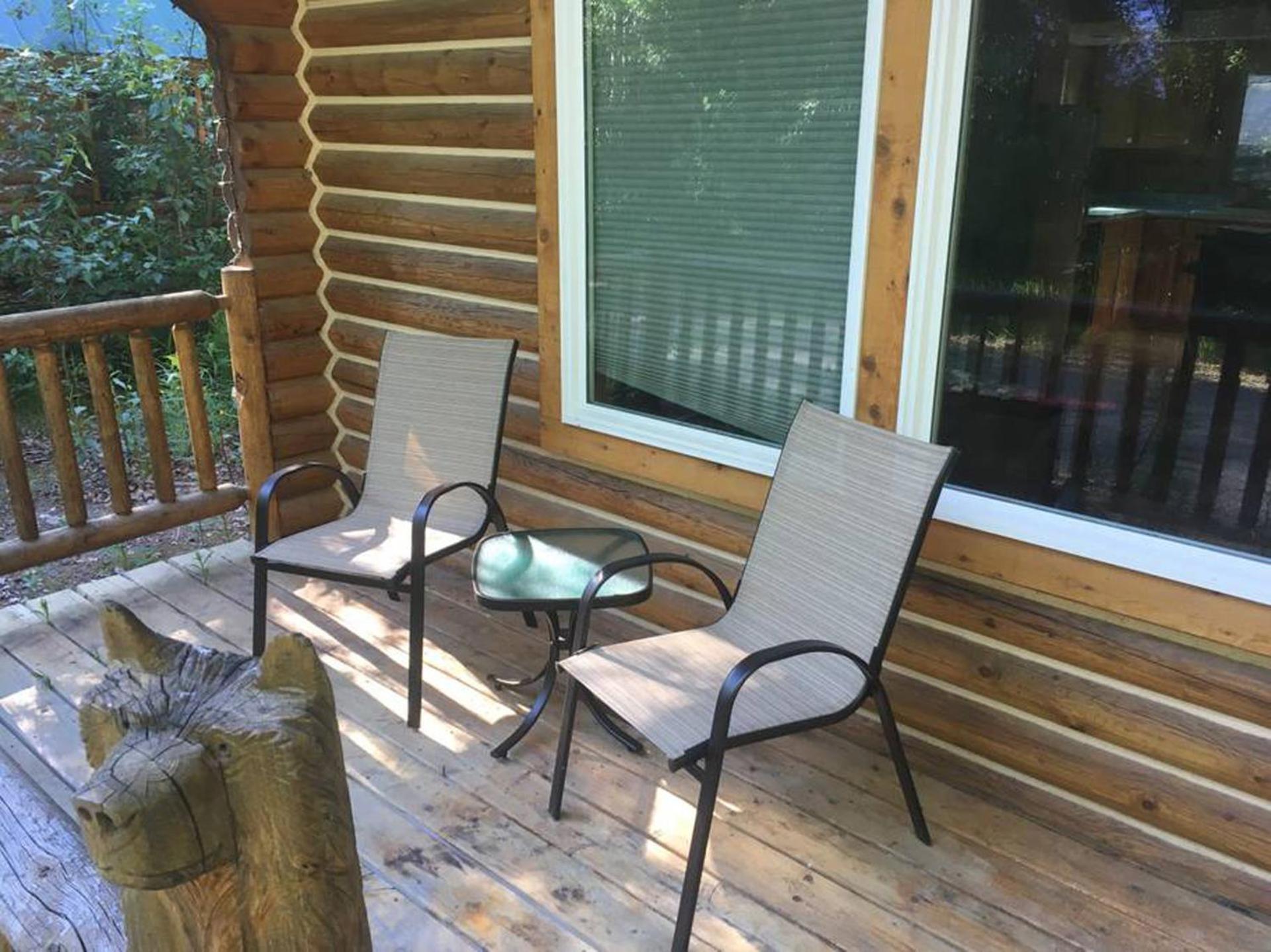 Talkeetna Log Cabin With Hot Tub Unit 1 מראה חיצוני תמונה