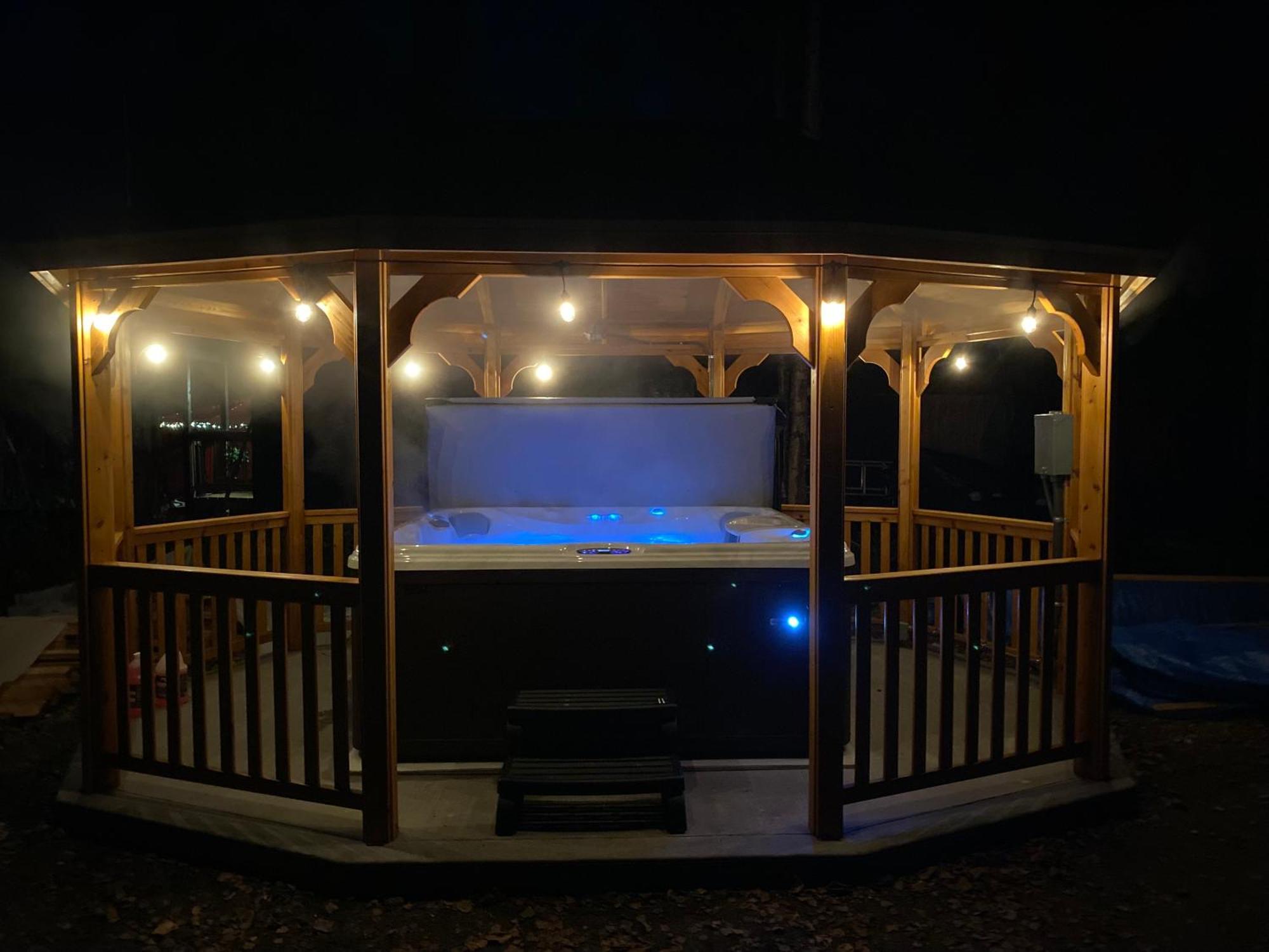 Talkeetna Log Cabin With Hot Tub Unit 1 מראה חיצוני תמונה