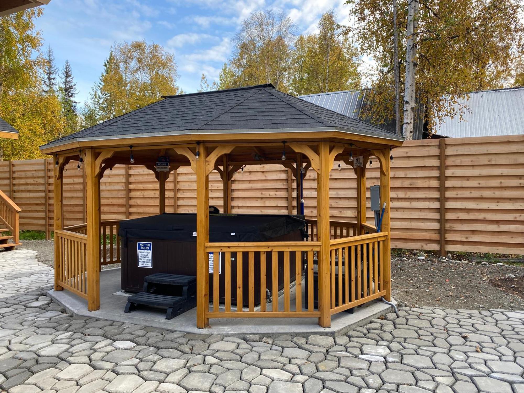 Talkeetna Log Cabin With Hot Tub Unit 1 מראה חיצוני תמונה