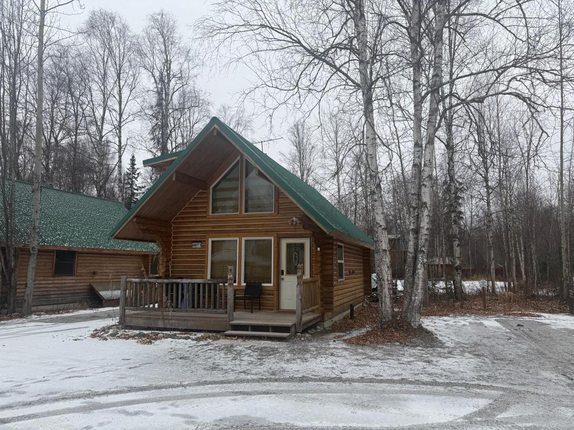Talkeetna Log Cabin With Hot Tub Unit 1 מראה חיצוני תמונה