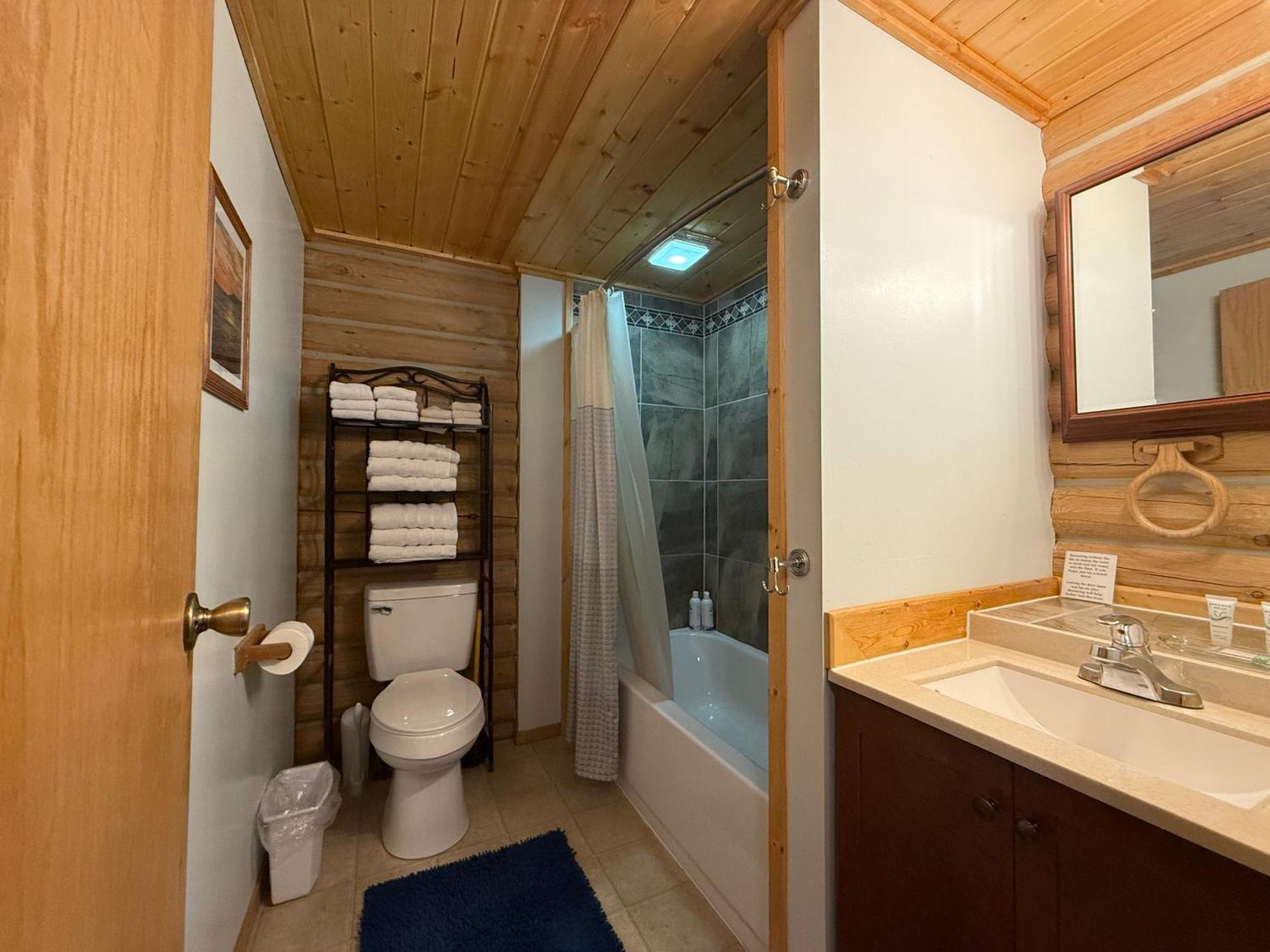 Talkeetna Log Cabin With Hot Tub Unit 1 מראה חיצוני תמונה